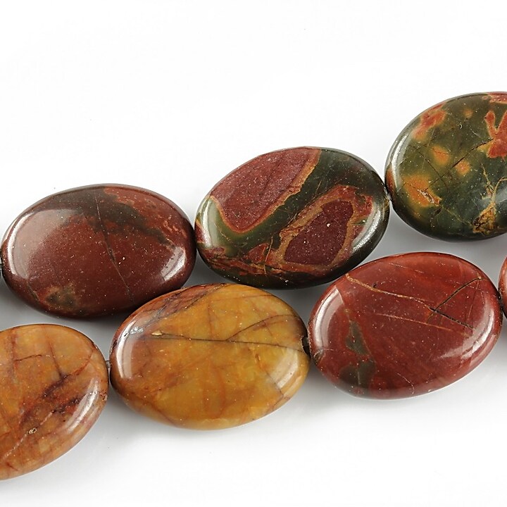 Picasso jasper oval 18x13mm