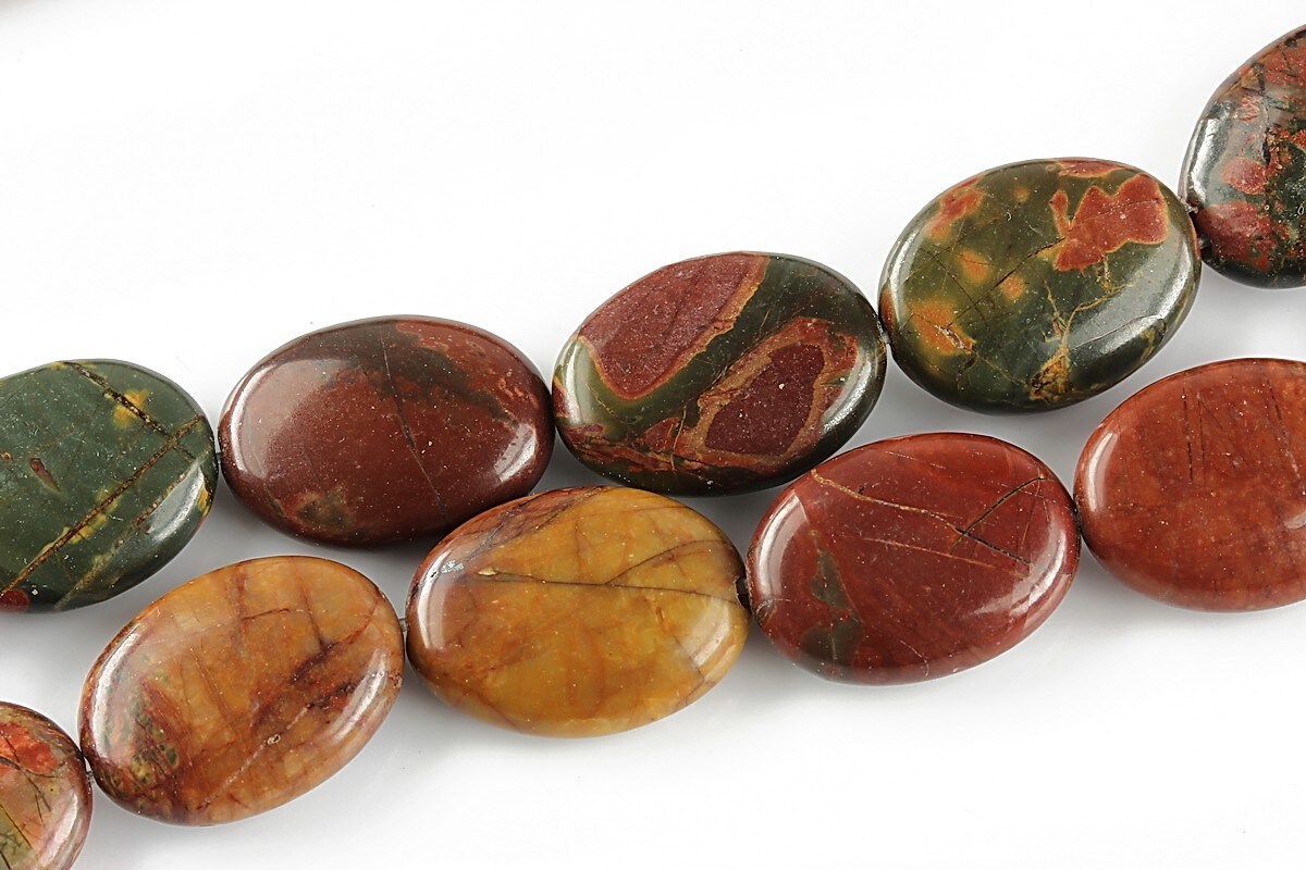 Picasso jasper oval 18x13mm