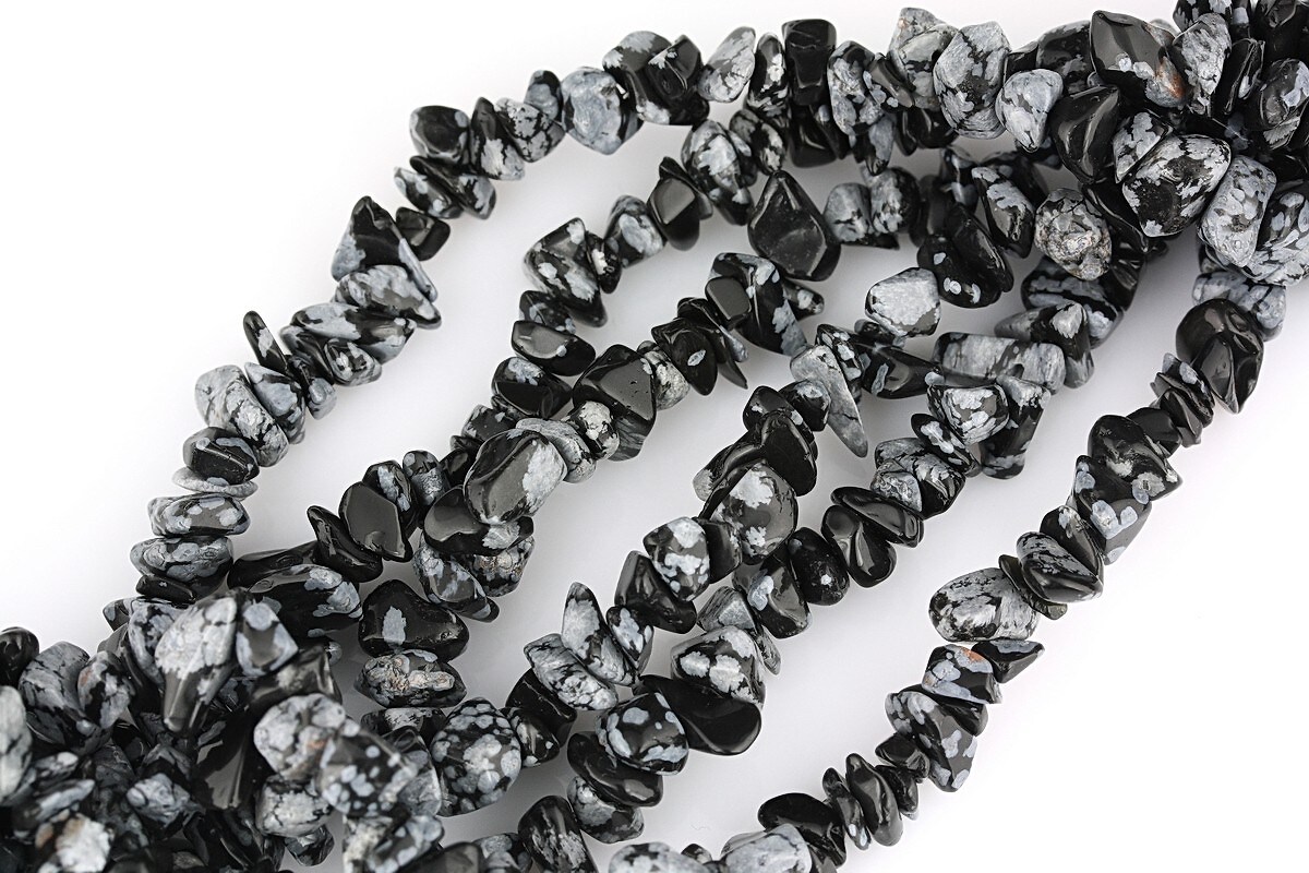 Chipsuri snowflake obsidian