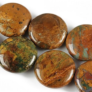 Jasper maro-verde banuti 20mm