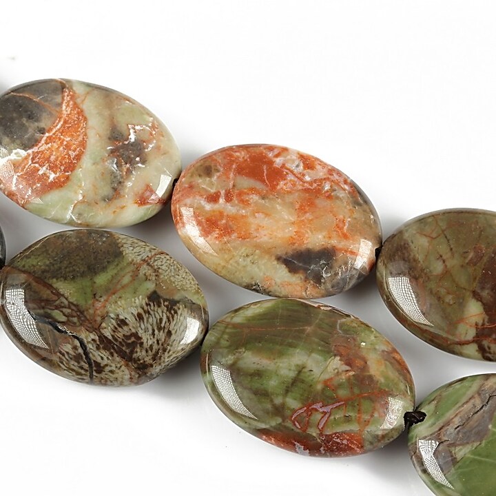 Jasper mozaic oval 20x15mm