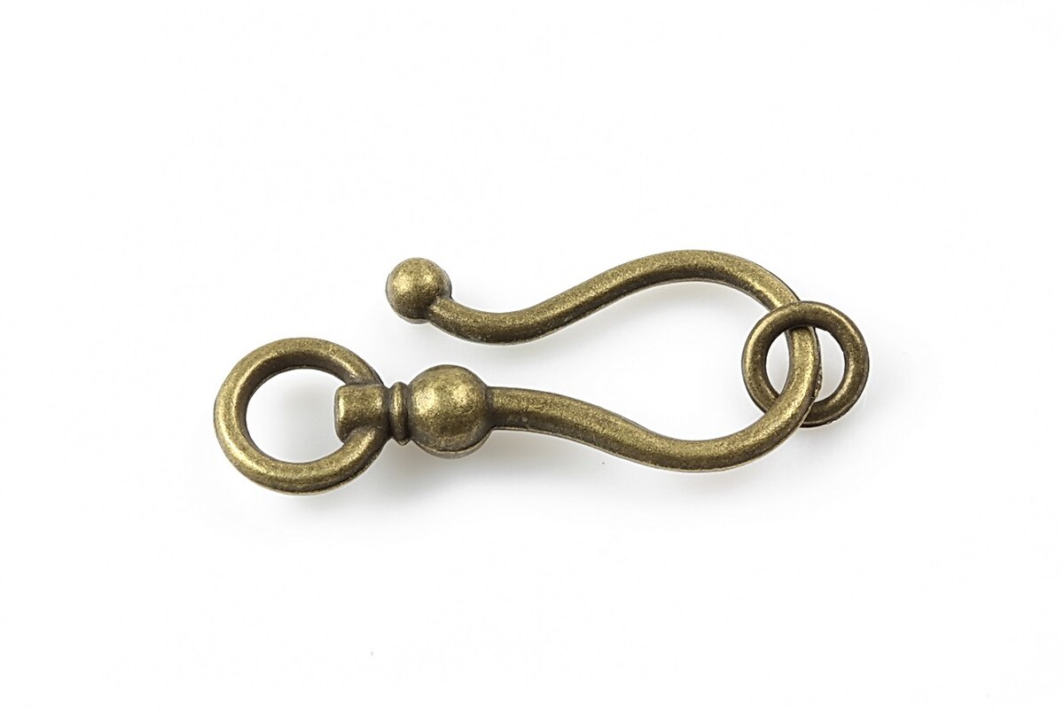 Inchizatoare "S" bronz 37x17mm