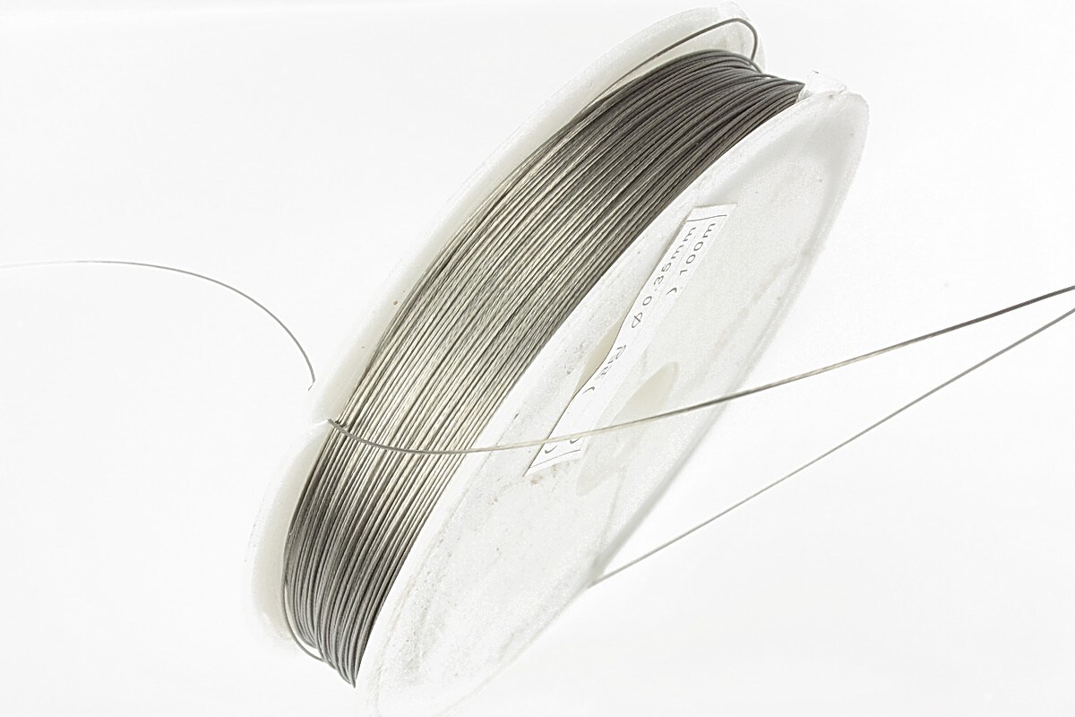Sarma siliconata argintie grosime 0,35mm, rola de 50m