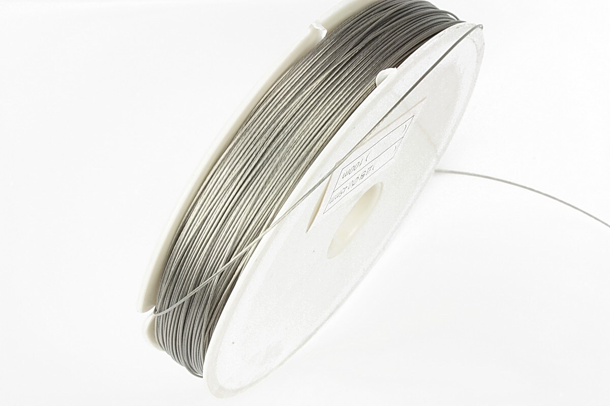 Sarma siliconata argintie grosime 0,45 mm, rola de 50m