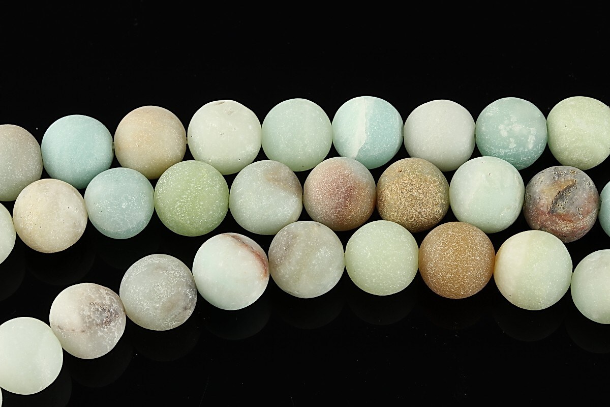 Amazonite sfere frosted 8mm