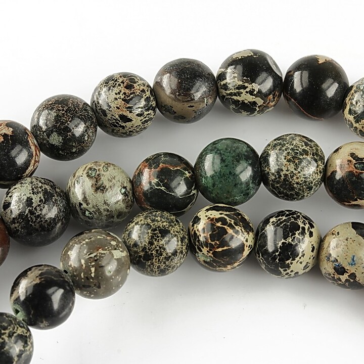 regalite de sinteza negru sfere 8mm