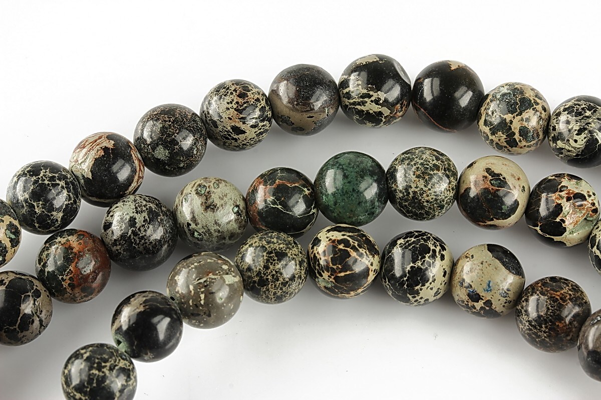 regalite de sinteza negru sfere 8mm