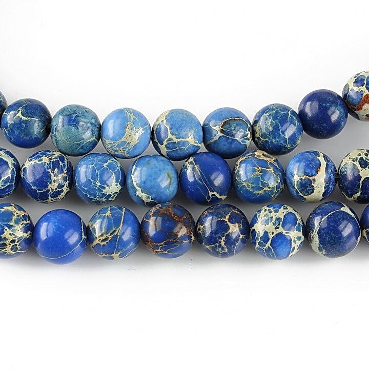 regalite de sinteza albastru safir sfere 6mm