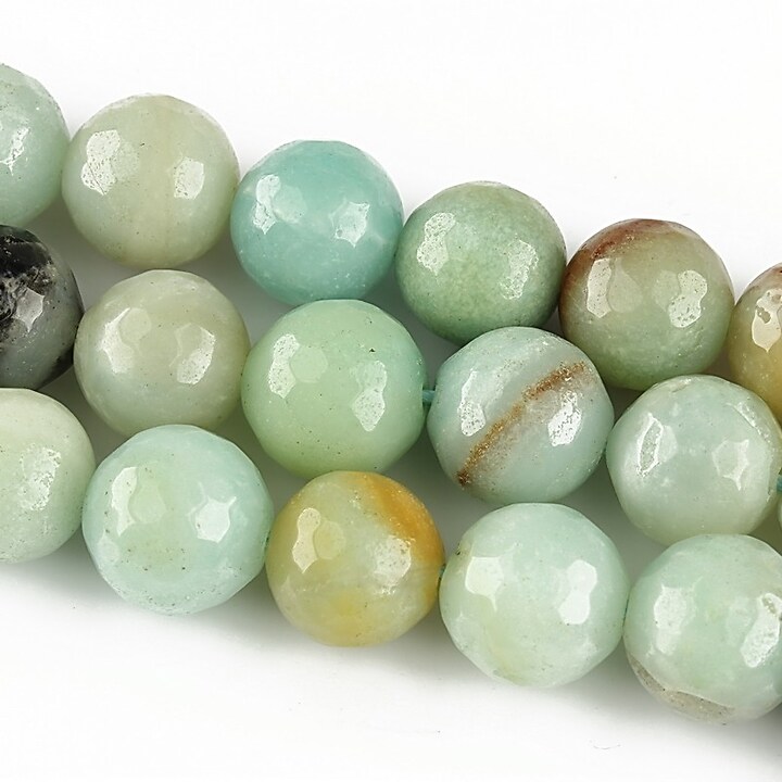 Amazonite sfere fatetate 10mm