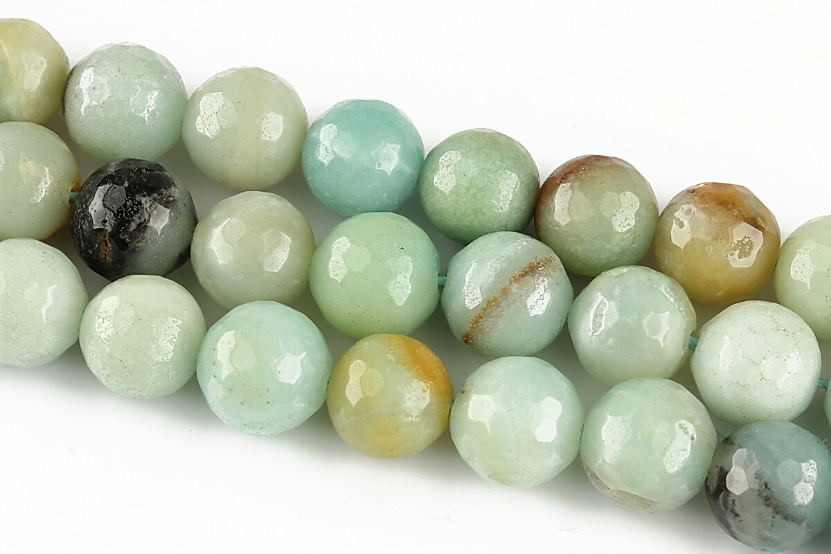 Amazonite sfere fatetate 10mm