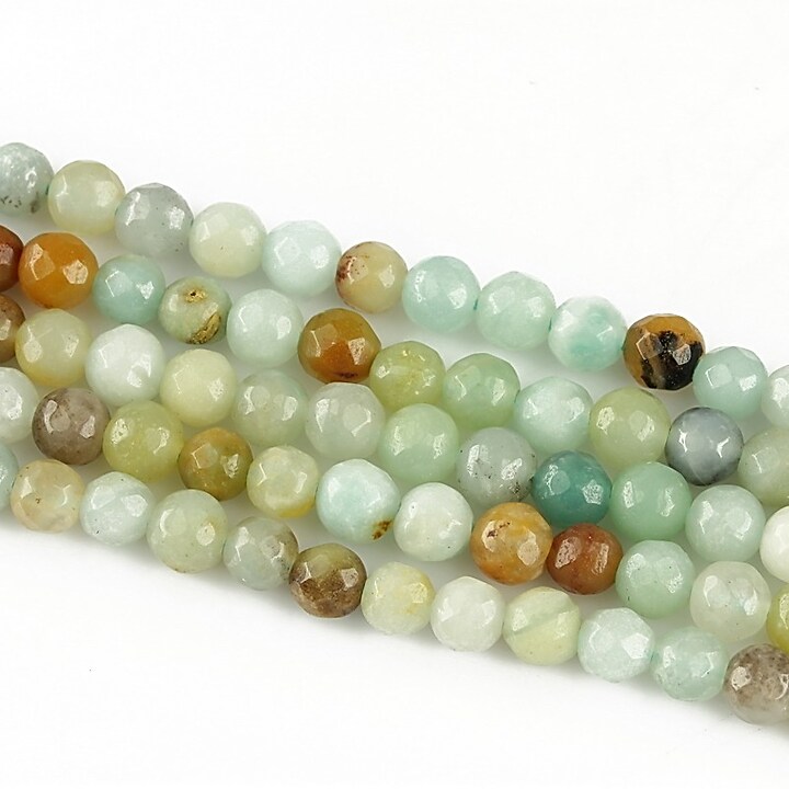 Amazonite sfere fatetate 4mm