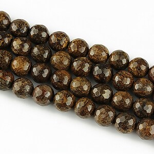 Bronzite sfere fatetate 6mm