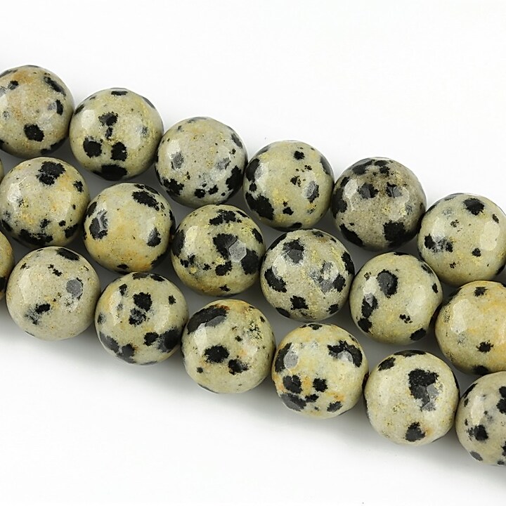 Jasp dalmatian sfere fatetate 8mm