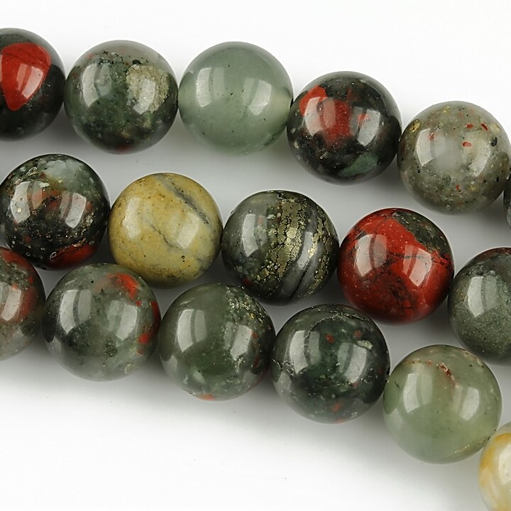 Bloodstone jasper sfere 10mm