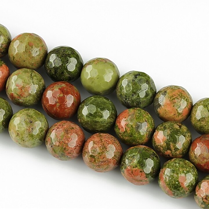 Unakite sfere fatetate 8mm