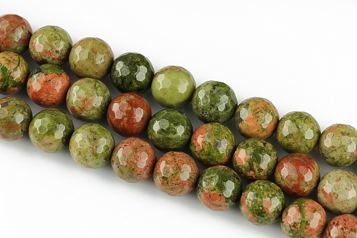 Unakite sfere fatetate 8mm