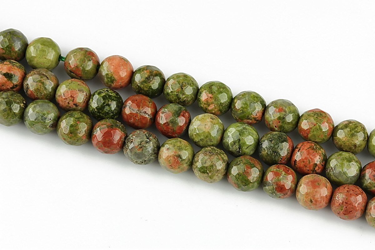 Unakite sfere fatetate 6mm