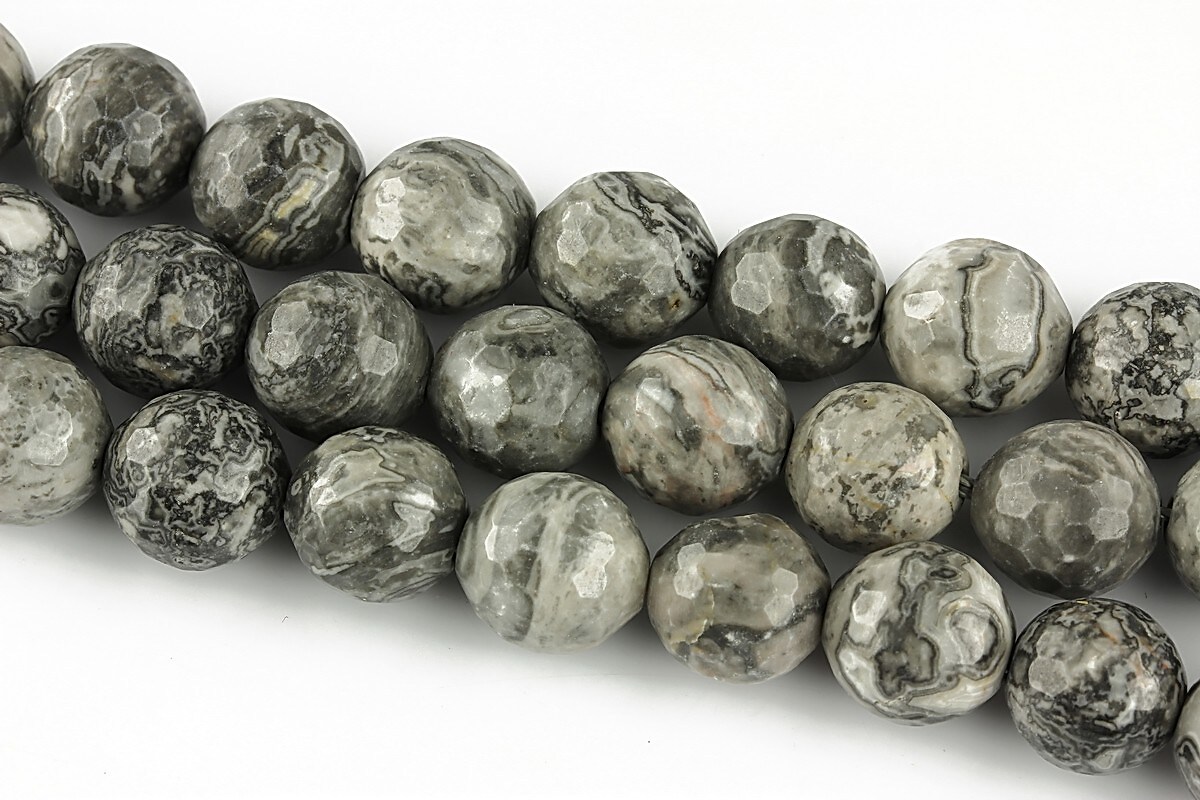 Netstone jasper sfere fatetate 10mm