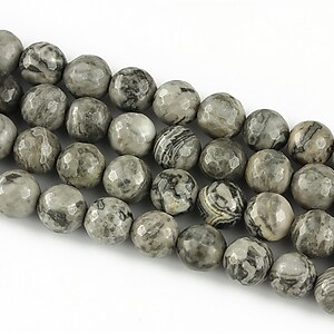 Netstone jasper sfere fatetate 6mm