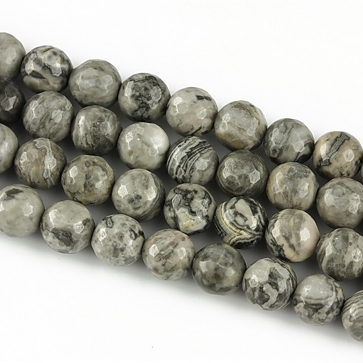 Netstone jasper sfere fatetate 6mm