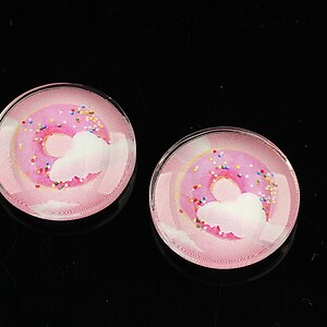 Cabochon sticla 20mm "Summer" cod 1097