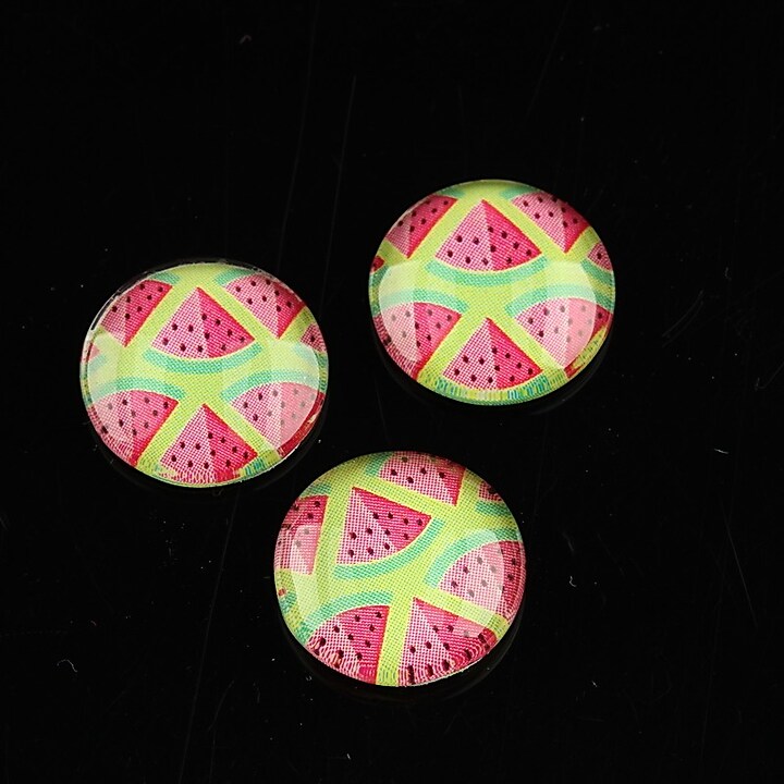 Cabochon sticla 14mm "Summer" cod 1119