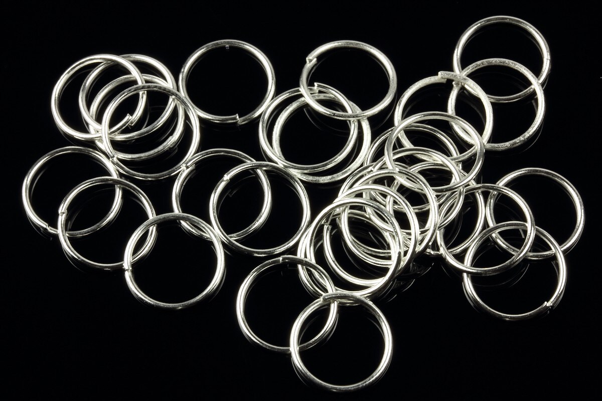 Zale argintii 12mm (grosime 1,0mm)