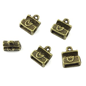 Charm bronz cufar 11x10mm