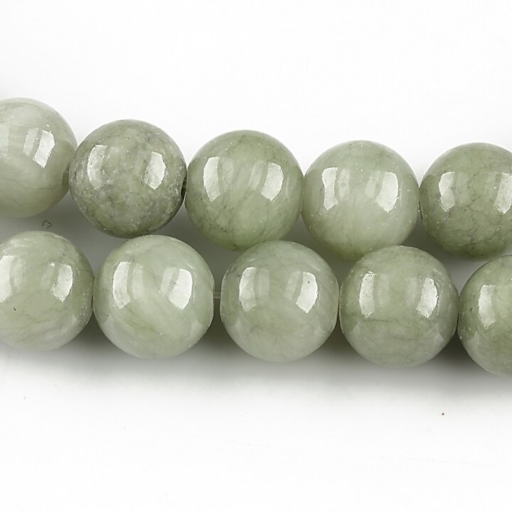 Persian jade sfere 10mm - verde gri