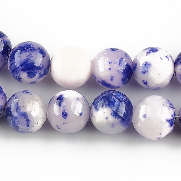 Persian jade sfere 10mm - albastru