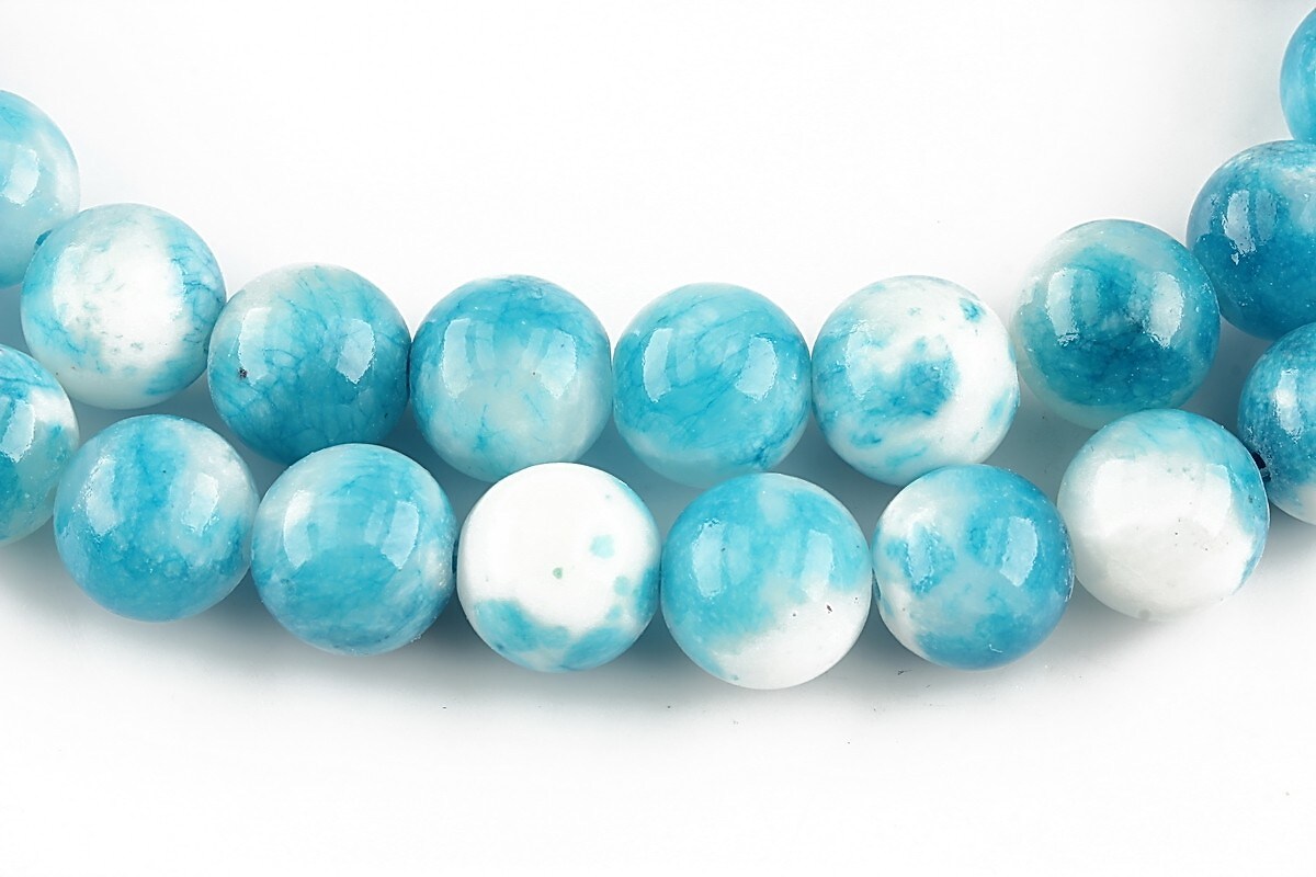 Persian jade sfere 10mm - bleu