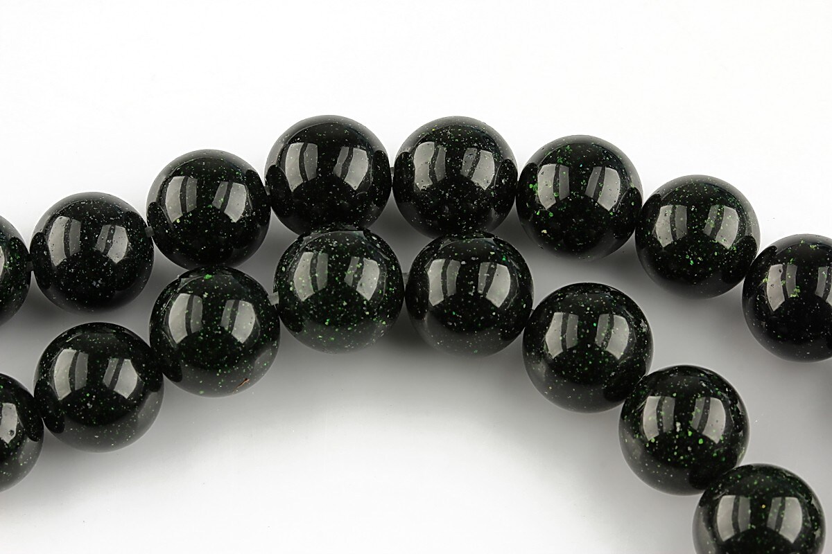Green Goldstone sfere 10mm