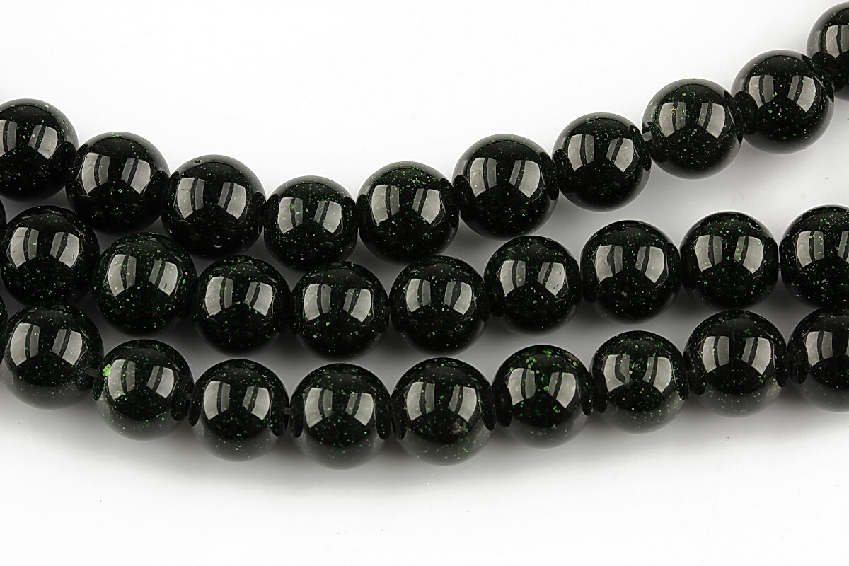 Green Goldstone sfere 8mm