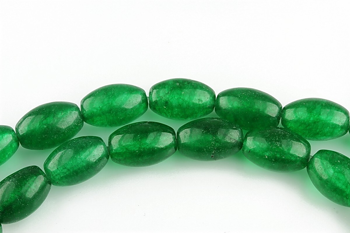 Jad butoias 12x8mm - verde