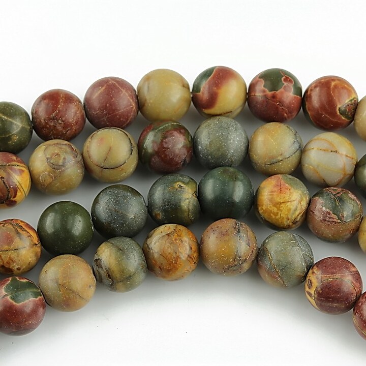 Picasso jasper sfere 6mm