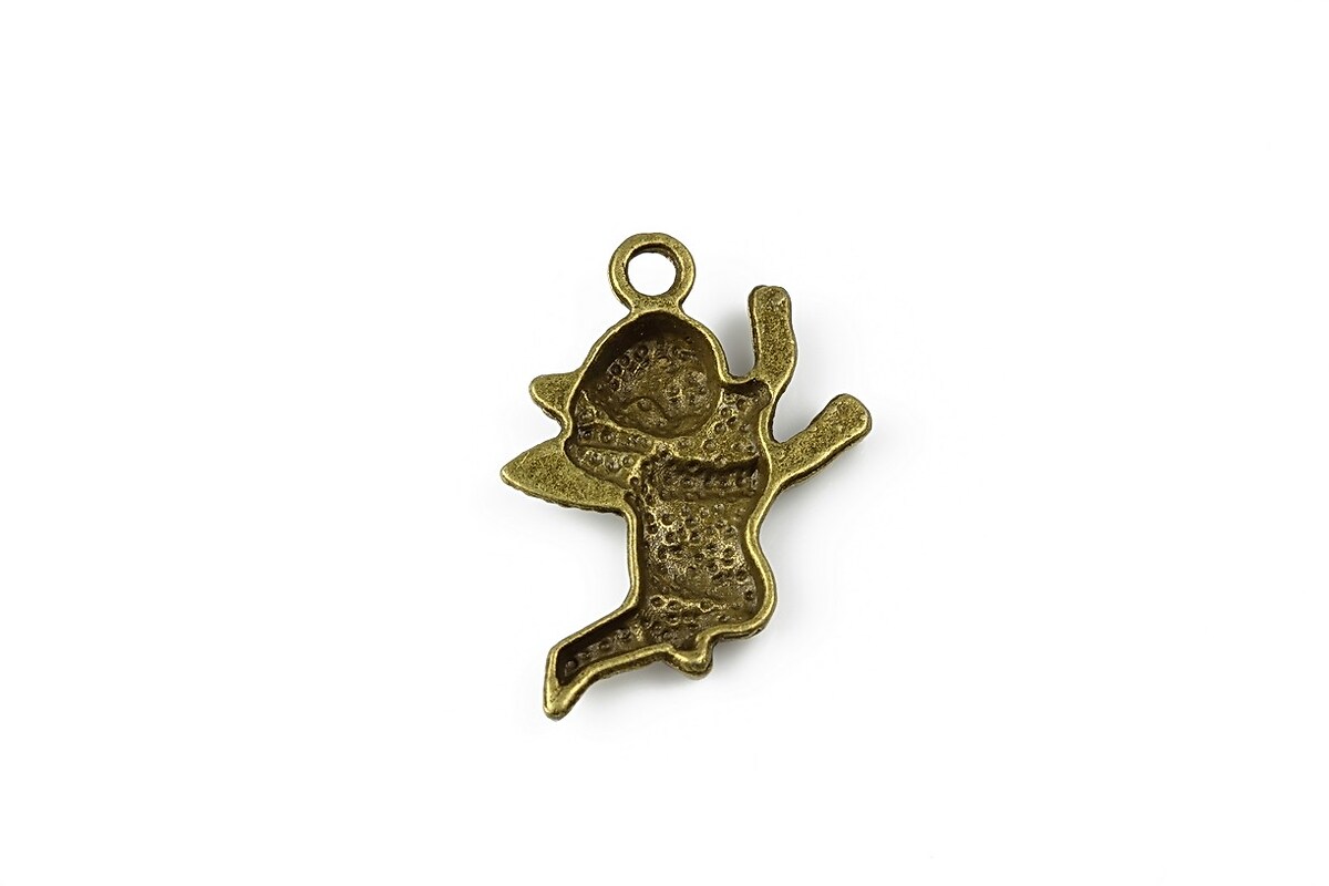 Charm bronz cupidon 26x20mm