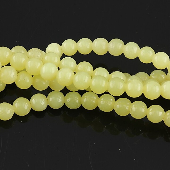 Jad lime sfere 4mm (10 buc.)