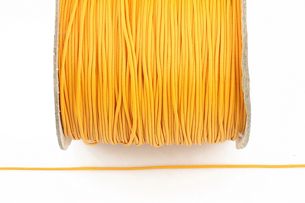 Snur cerat grosime 0,5mm, portocaliu deschis (10m)
