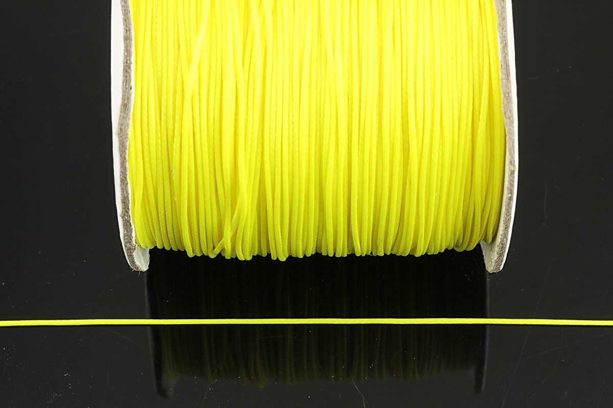 Snur cerat grosime 0,5mm, galben neon (10m)