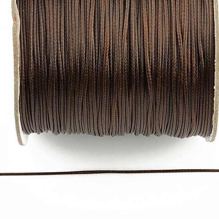 Snur cerat grosime 0,5mm, maro inchis (10m)