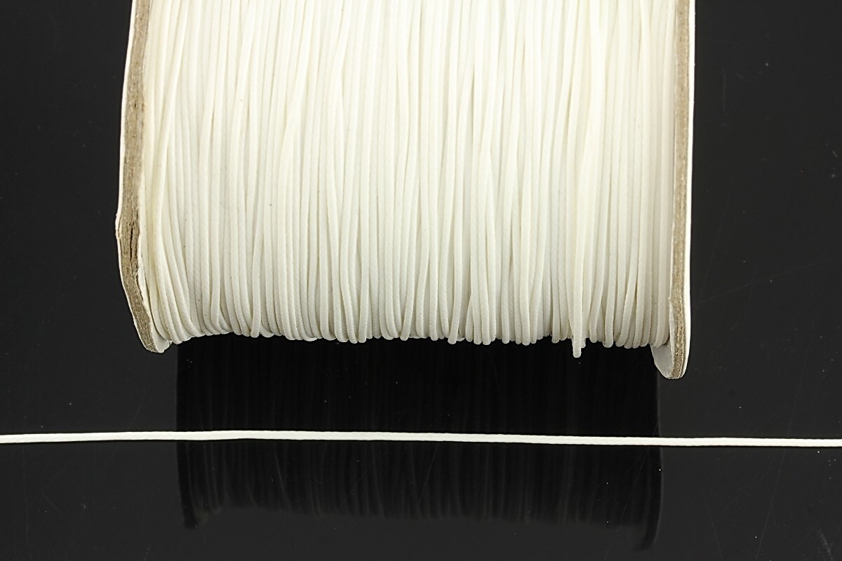 Snur cerat grosime 0,5mm, alb (10m)