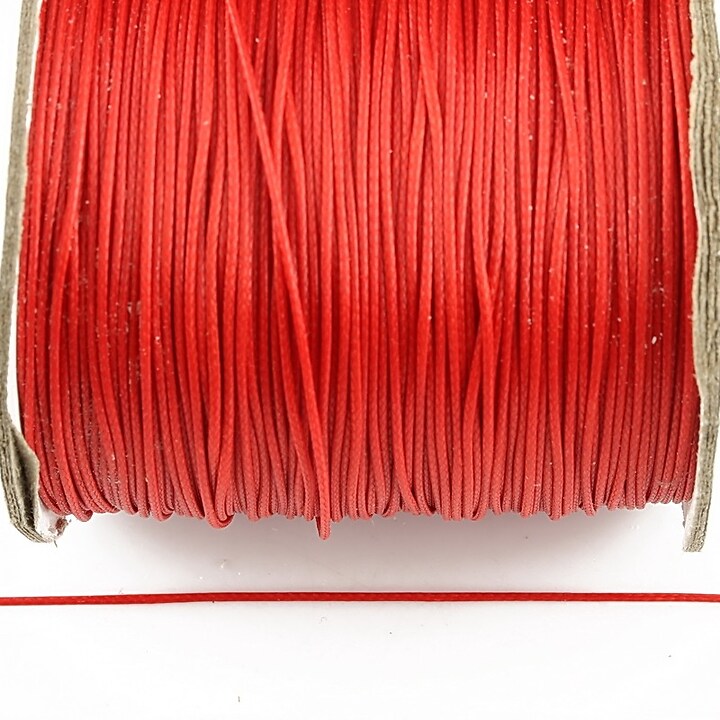 Snur cerat grosime 0,5mm, rosu (10m)