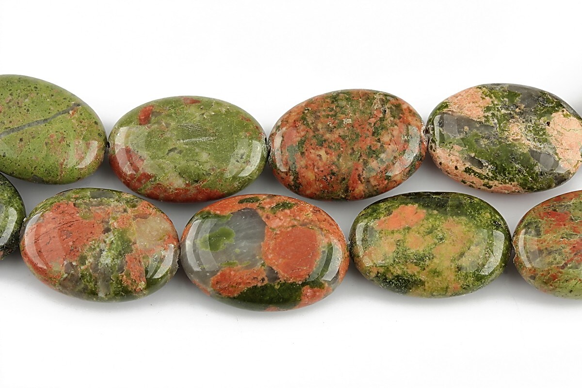 Unakite oval 18x13mm