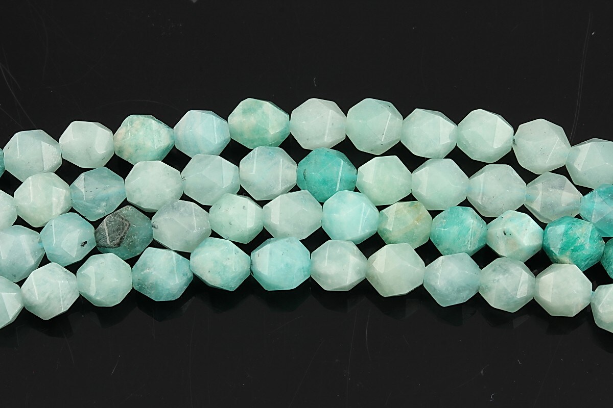 Amazonite poligon 6mm