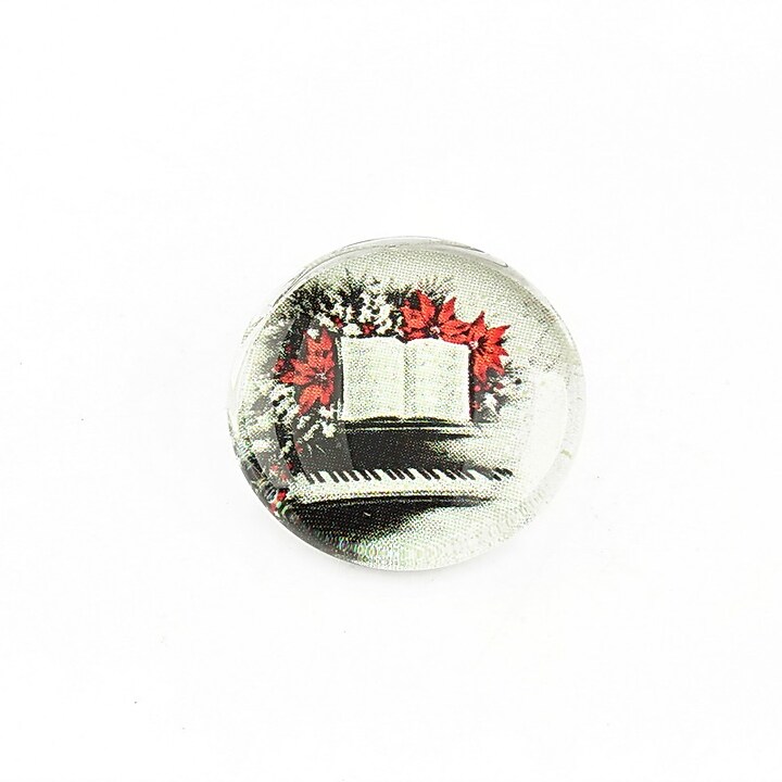 Cabochon sticla 20mm "Christmas" cod 1165