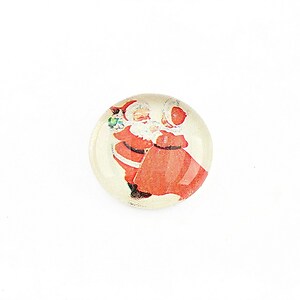 Cabochon sticla 18mm "Christmas" cod 1178