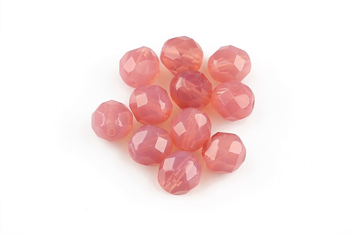 Margele fire polish 8mm - Milky Pink