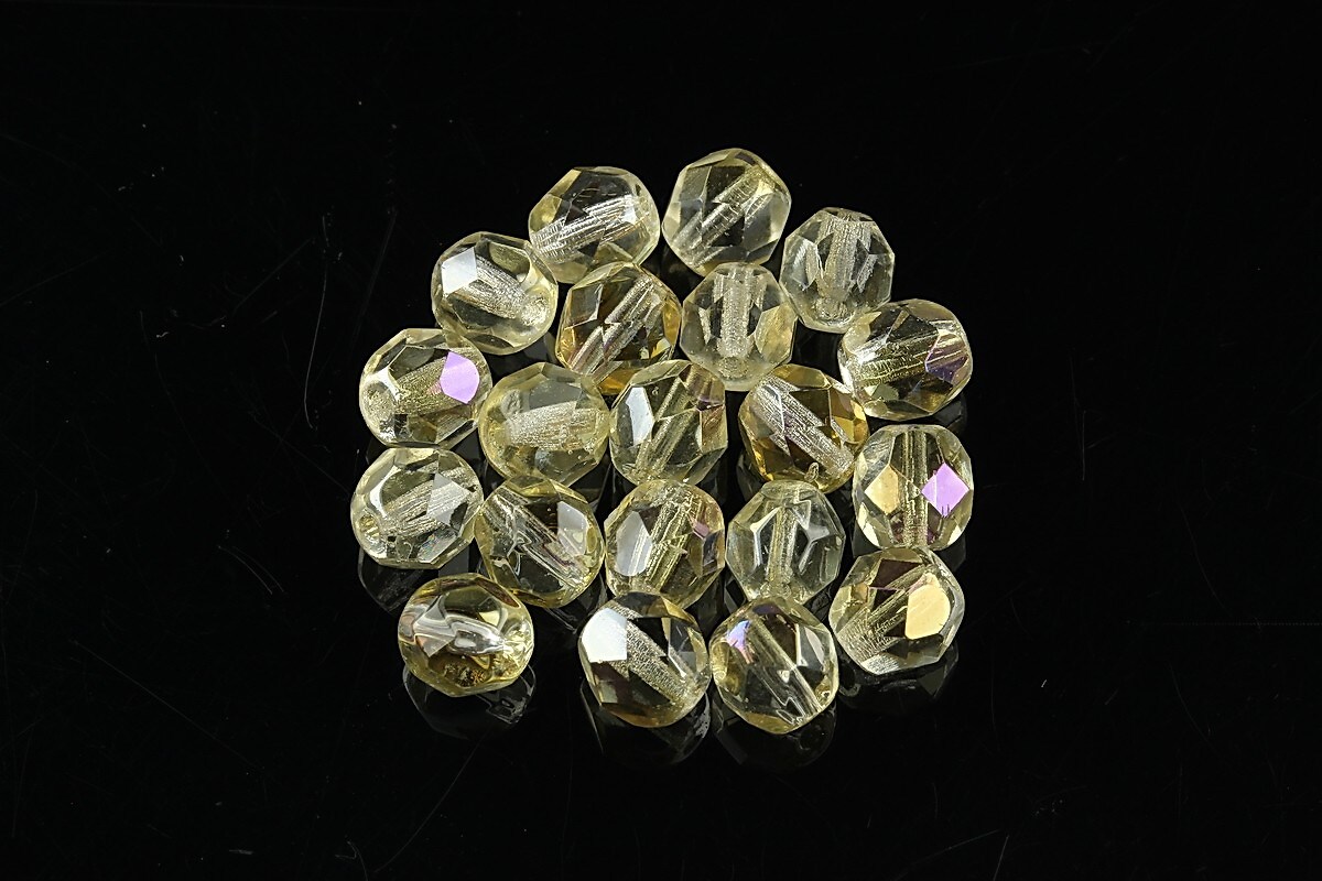 Margele fire polish 6mm - Twilight - Crystal