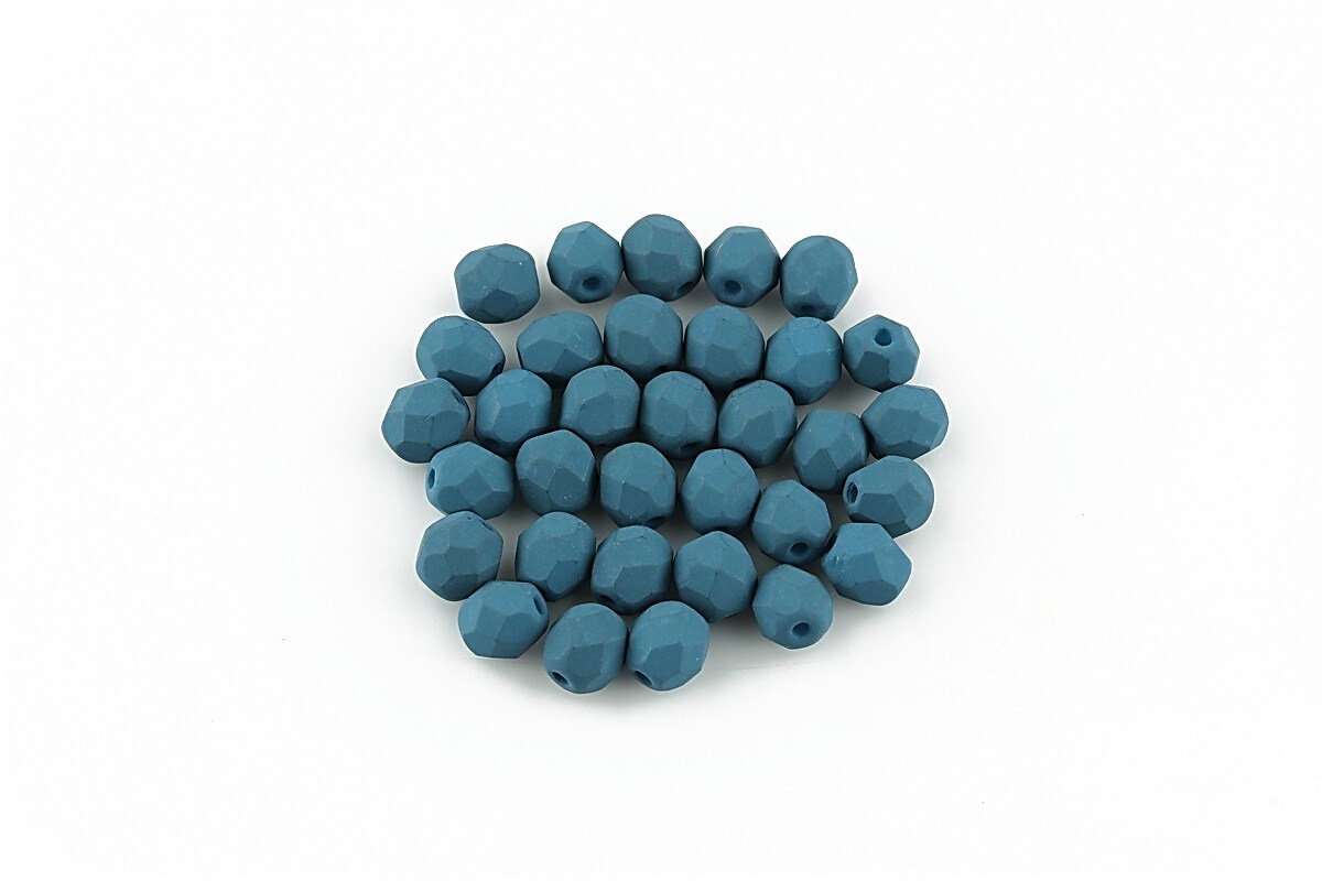 Margele fire polish 4mm (10 buc.) - Dk Teal