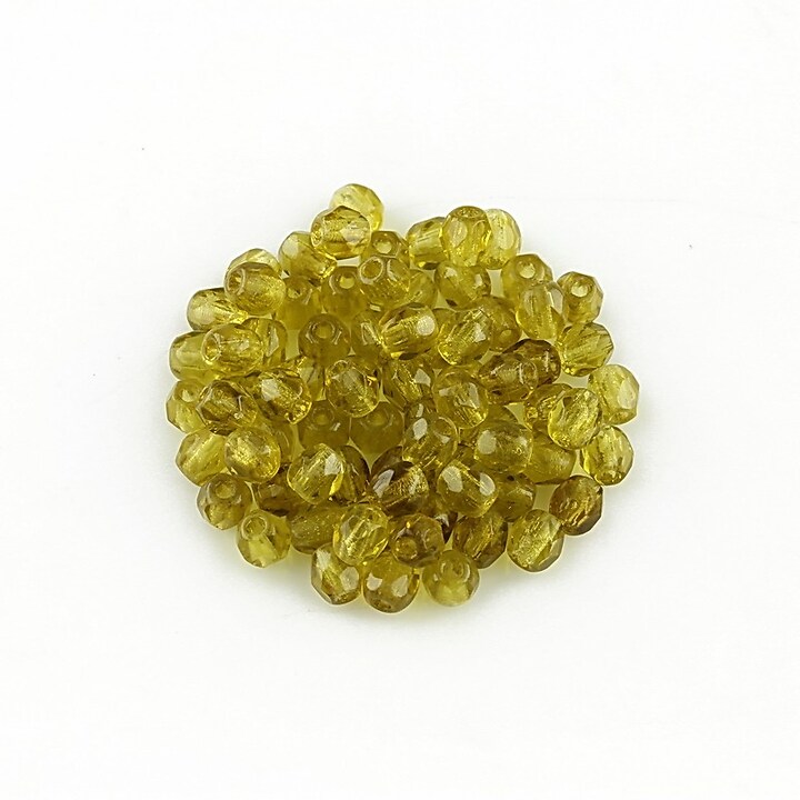 Margele fire polish 3mm (10 buc.) - Dk Olivine